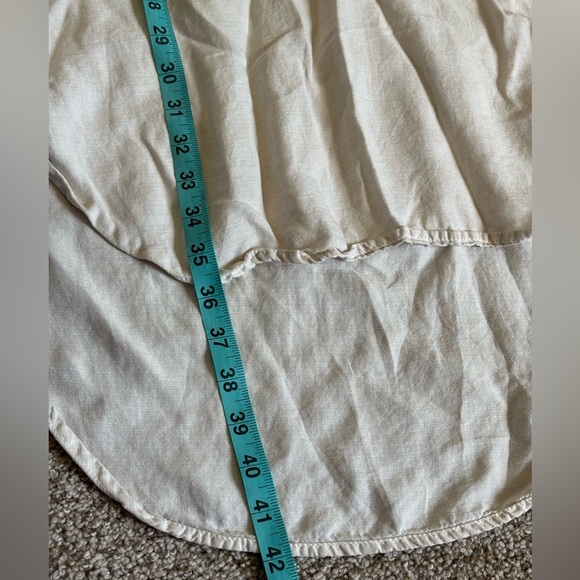 Cloth & Stone Linen Blend Off White Dress Size XS | casual | minimal | classic - Picture 9 of 10